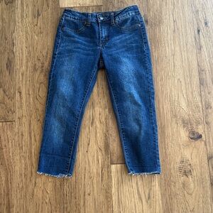 Joe's Jeans Girls Size 12 Dark Blue Cropped Denim